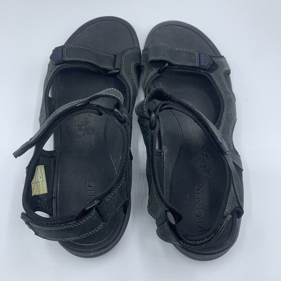 Vionic Sandals Mens 12 M Neil/ASR 1596 Strappy Walking Leather Fisherman - Picture 5 of 8